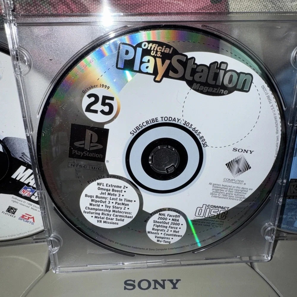 Sony PlayStation 1 SCPH-7501 Console PS1 Bundle 2 Controllers 2 Games Tested EUC
